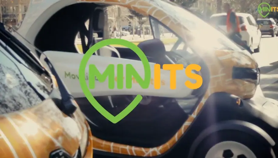 MiniTS shared electric vehicle, managed with an app developed with XOne