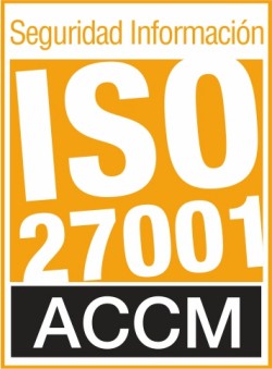 Certificado ISO 27001 Seguridad de la Información - ACCM